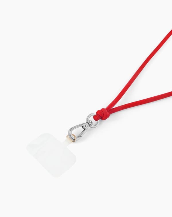 Cord Phone Strap Radiant Red