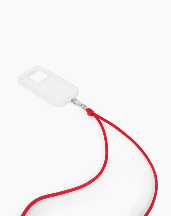 Cord Phone Strap Radiant Red