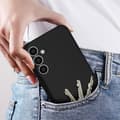 Miniatyrbild 4 av 4: Fodral till Samsung Galaxy S23 FE Halvstyv Soft-touch Fast Cover Svart