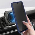 Miniatyrbild 4 av 4: Fodral till Samsung Galaxy S24 Plus - AVIZAR - Metal Ring Stand Function - Blå