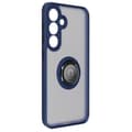 Miniatyrbild 1 av 4: Fodral till Samsung Galaxy S24 Plus - AVIZAR - Metal Ring Stand Function - Blå