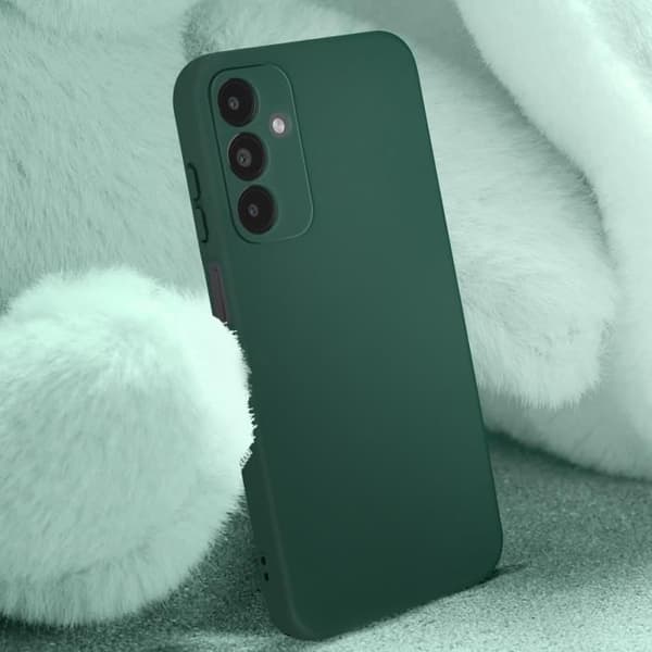 AVIZAR fodral för Samsung Galaxy A15 5G - Halvstyv Soft-touch Grön - Stötsäkert och repskydd