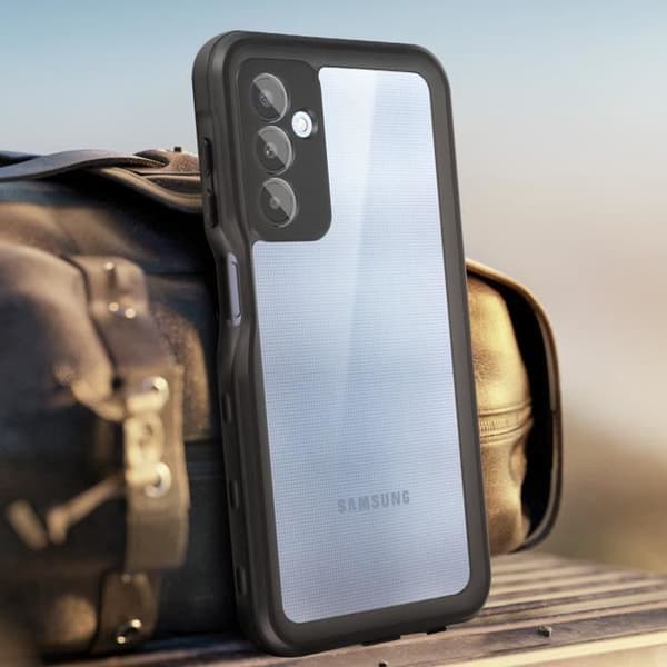 IP68 vattentätt fodral till Samsung Galaxy A25 5G - REDPEPPER - Fullständigt skydd - Svart