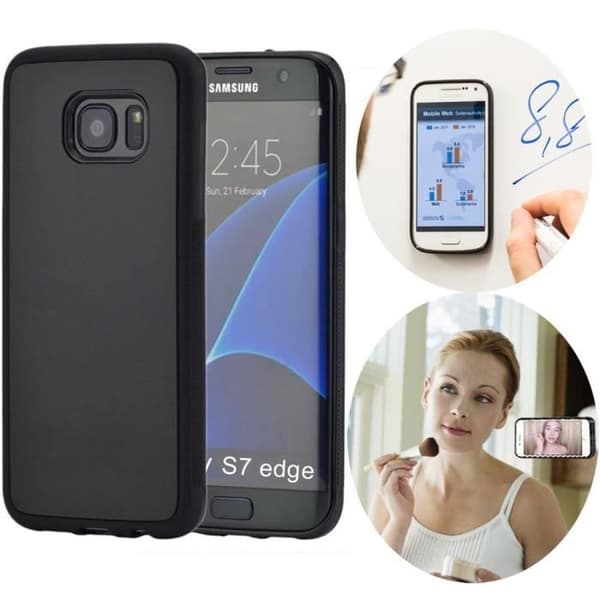 Anti Gravity Fodral för Galaxy S7 - Anti Gravity Nano Magic Suction Fodral för Samsung Galaxy S7 (Svart)