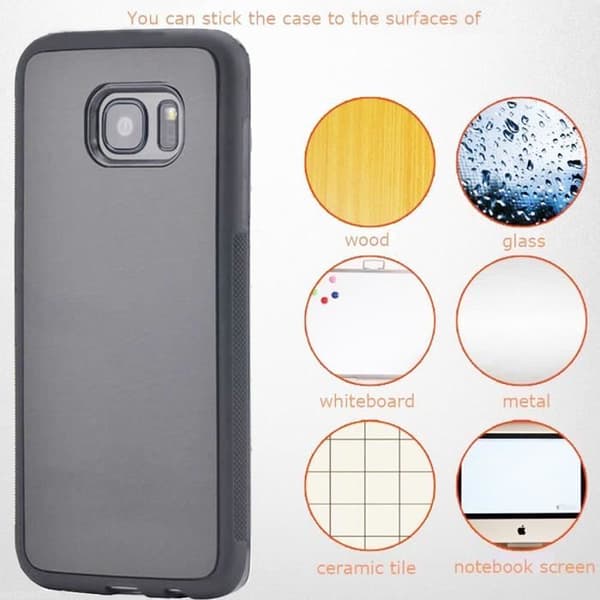 Stark Absorption Anti-gravitationsfodral för Samsung s6 Edge Plus Protected Portable Magic Nano-sticky