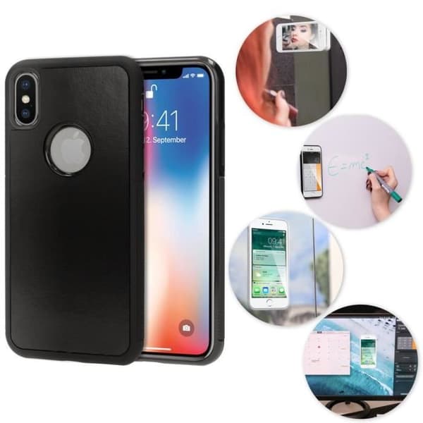 iPhone X Anti-Gravity-fodral från NICA, Ultra-Tunn Selfie-Case Skydd Slim Case Cover, Sticky Cover Slim självhäftande stötfångare
