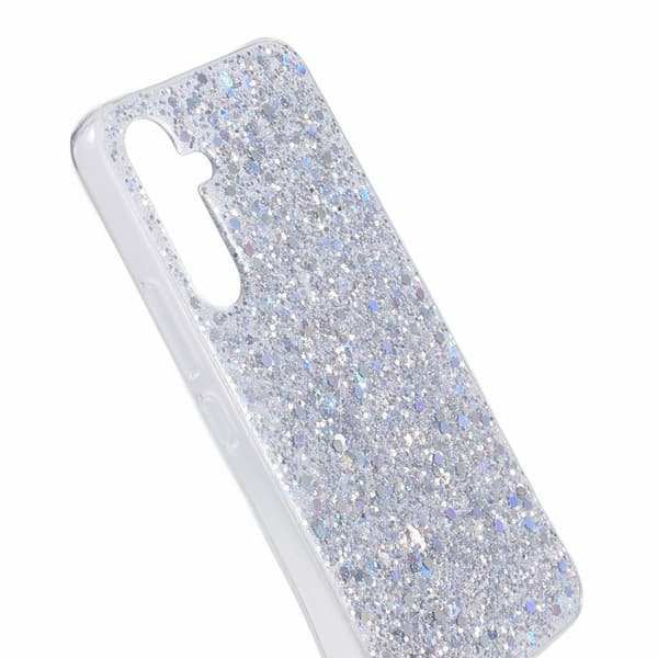Nordic Covers Samsung Galaxy A55 Kuori Sparkle Series Stardust Silver