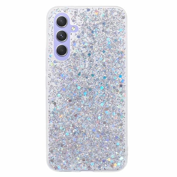 Nordic Covers Samsung Galaxy A55 Cover Sparkle Series Stardust Silver