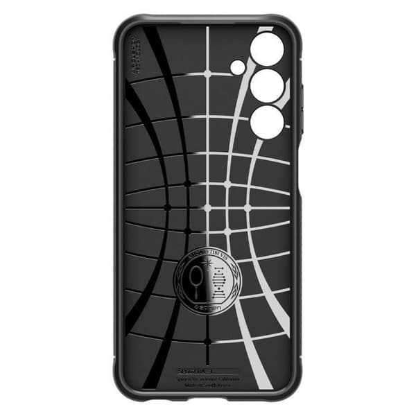 Telefonfodral - Spigen - Robust rustning - Mattsvart - Kompatibel Samsung Galaxy A25 5G - Militärt skydd