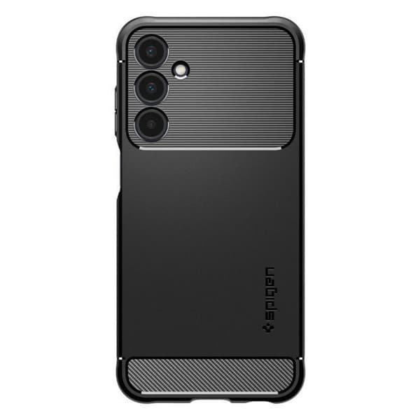 Telefonfodral - Spigen - Robust rustning - Mattsvart - Kompatibel Samsung Galaxy A25 5G - Militärt skydd