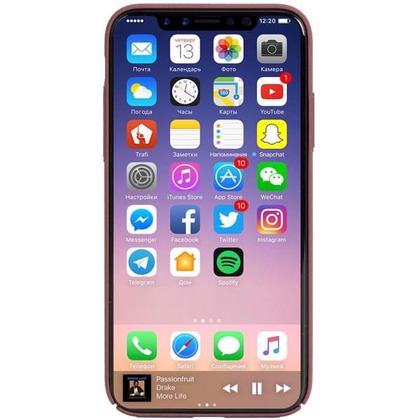 Krusell iPhone X/Xs Kuori Sandby Cover Rust