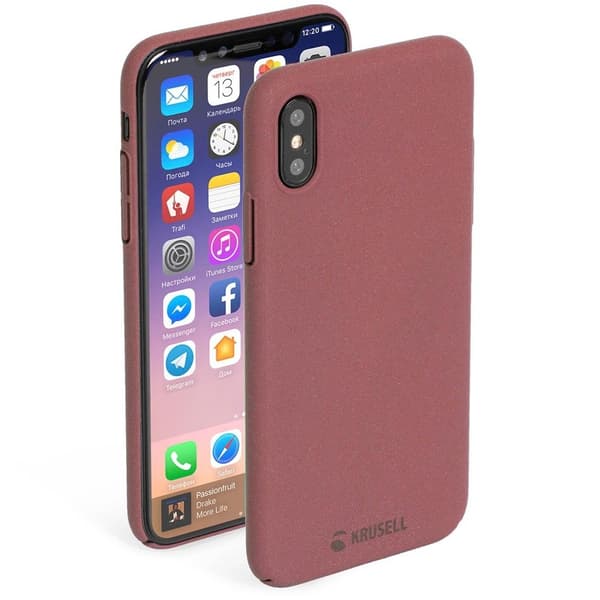 Krusell iPhone X/Xs Kuori Sandby Cover Rust