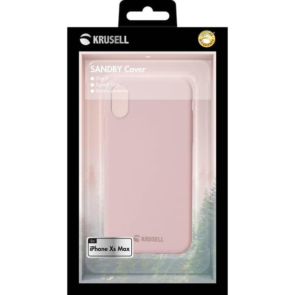 Krusell iPhone Xs Max Kuori Sandby Cover Dusty Pink