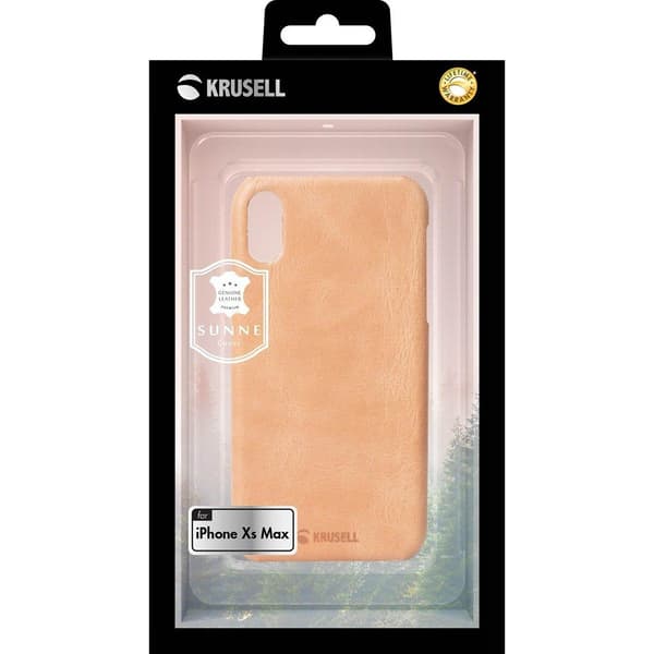 Krusell iPhone Xs Max Kuori Sunne Cover Nude
