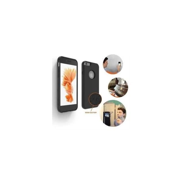 Coque iPhone Samsung Anti-gravitation Nano Sugrör (Samsung S8 - Vit/Svart)