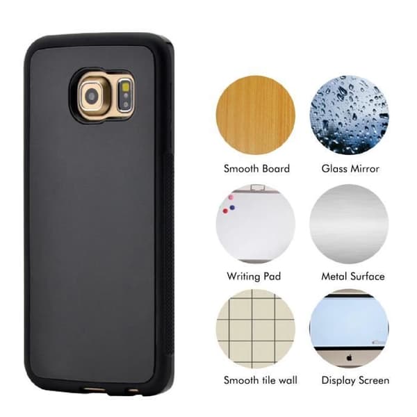 Coque - Samsung - Galaxy S6 G9200 - Anti-gravitation skydd - Mjuk - Svart
