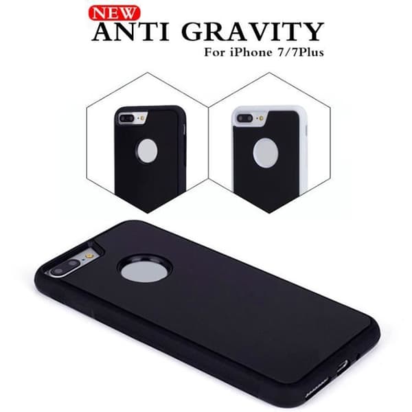 Pinly Fodral För iPhone 7 4,7 tum Antigravity Nanometer Mjuk Silikon-Svart