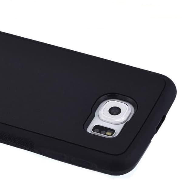 Pinly-fodral till Samsung Galaxy S6 Edge Anti-Gravity Nanometer Mjuk Silikon-Svart