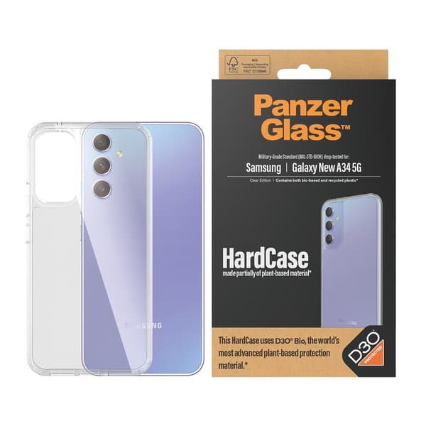 PanzerGlass Samsung Galaxy A35 Skal HardCase D3O Transparent