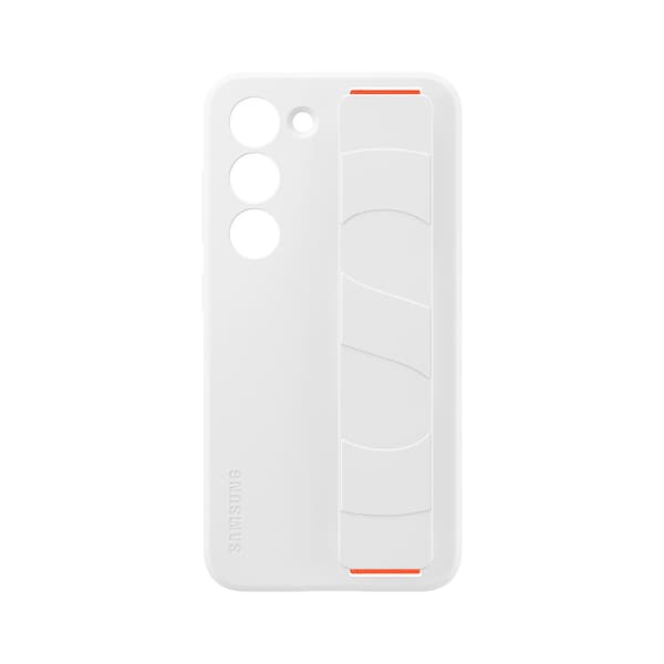 Samsung Silicone Grip Case till Galaxy S23+ - Vit