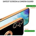 Miniatyrbild 3 av 6: Samsung A35 5G Elegant & Stöttåligt Skal med Ringhållare Flawless - Svart