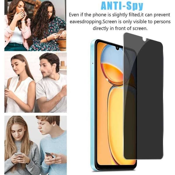 Xiaomi Redmi 13C 4G Privacy Hærdet glas 0,26mm 2,5D 9H