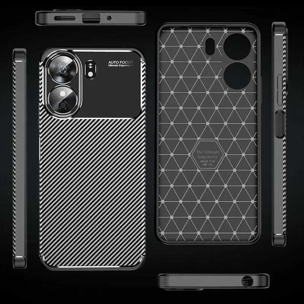 Xiaomi Redmi 13C 4G Stöttåligt Slimmat Skal FullCarbon V4