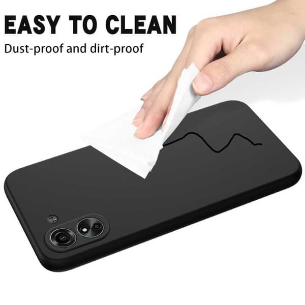 Xiaomi Redmi 13C 4G gummibelagt mat sort silikonecover
