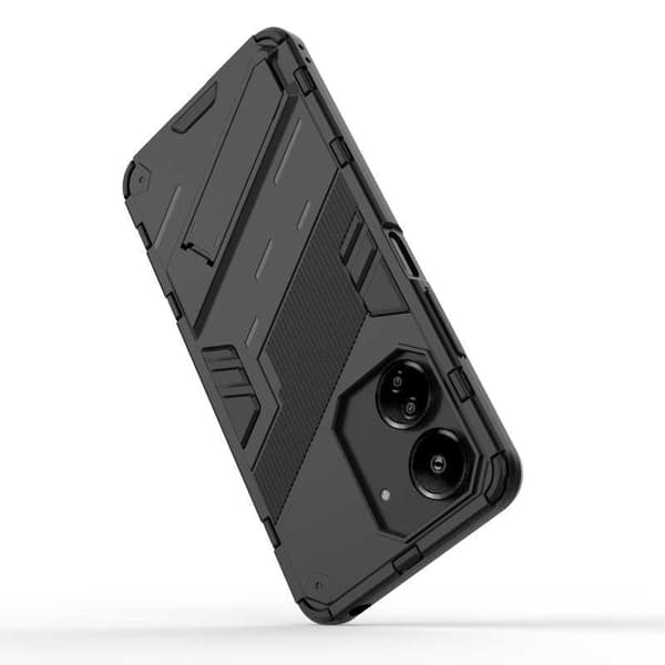 Xiaomi Redmi 13C 4G Stöttåligt Skal med Kickstand ThinArmor V2 - Svart