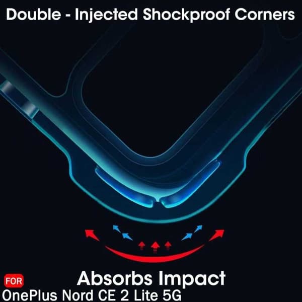 OnePlus Nord CE 2 Lite 5G stødabsorberende silikonetui Shockr