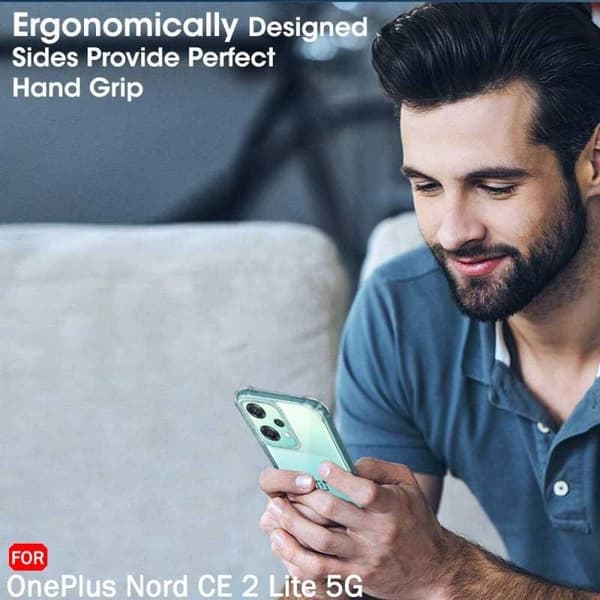 OnePlus Nord CE 2 Lite 5G stødabsorberende silikonetui Shockr
