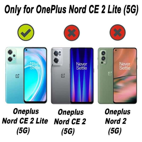 OnePlus Nord CE 2 Lite 5G stødabsorberende silikonetui Shockr