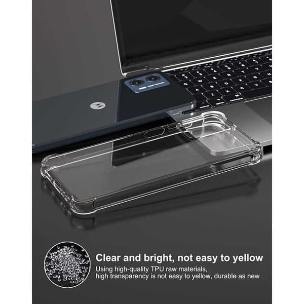 Motorola Moto G54 stødabsorberende silikonetui Shockr