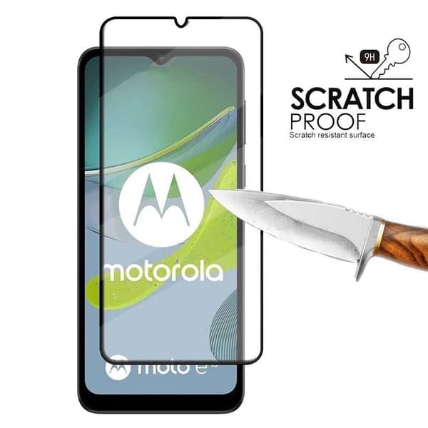 Motorola Moto E13 FullFrame 0,26 mm 2,5D 9H hærdet glas