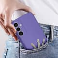 Miniatyrbild 4 av 4: Fodral till Samsung Galaxy S23 FE Halvstyv Soft-touch Fast Cover Lila