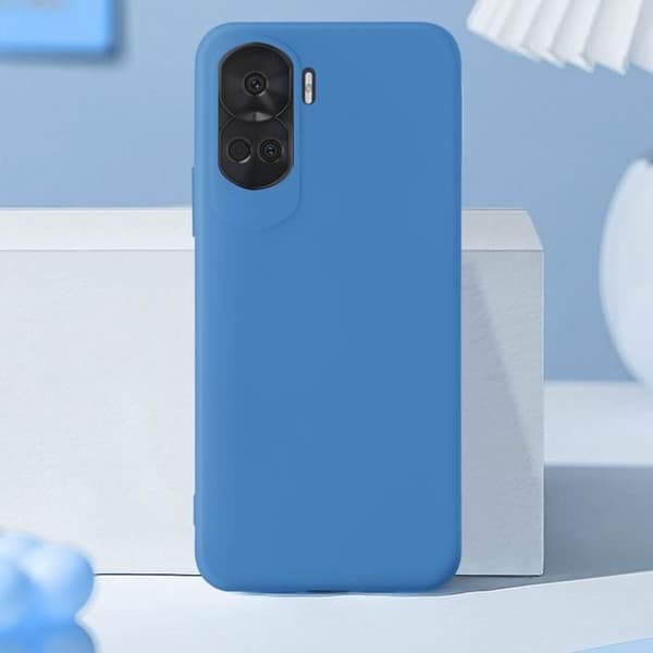 Skyddsskal - AVIZAR - Honor 90 Lite - Halvstyv - Blå - Mjuk yta