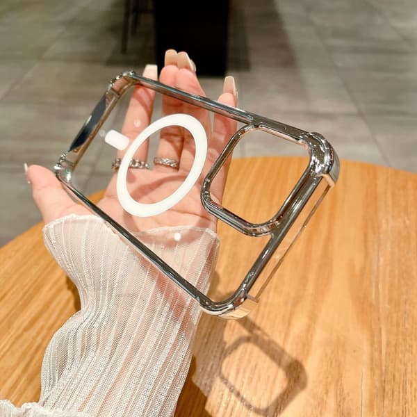 INF Stødsikkert galvaniseret magnetisk cover til iPhone 14-serien iPhone 14