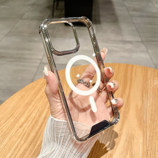 INF Iskunkestävä, sähköpinnoitettu magneettinen iPhone 14 -sarjan kotelo iPhone 14 Pro