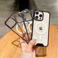 Miniatyrbilde 2 av 5: INF Støtsikkert elektrobelagt magnetisk deksel til iPhone 14-serien iPhone 14 Pro Max