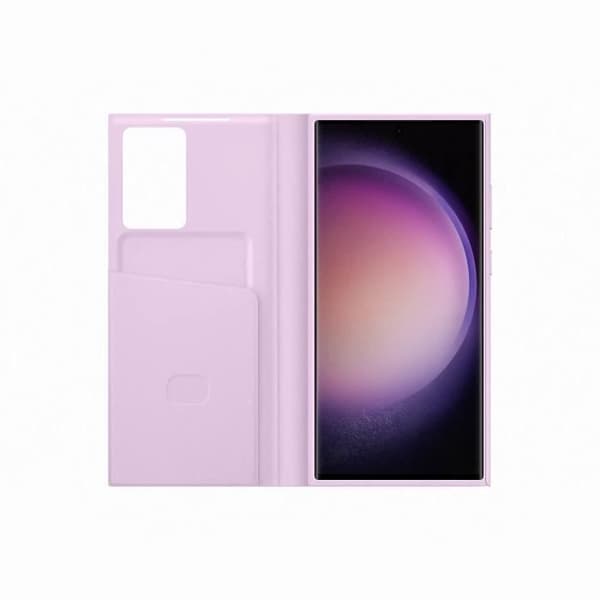 SAMSUNG Smart View-fodral med korthållare G S23 Ultra Lilac