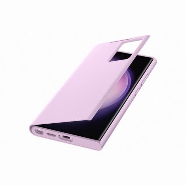 SAMSUNG Smart View-fodral med korthållare G S23 Ultra Lilac