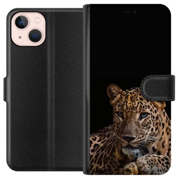 Apple iPhone 13 mini Tegnebogsetui Leopard