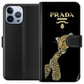 Miniatyrbillede 1 af 3: Apple iPhone 13 Pro Max Tegnebogsetui Prada Leopard