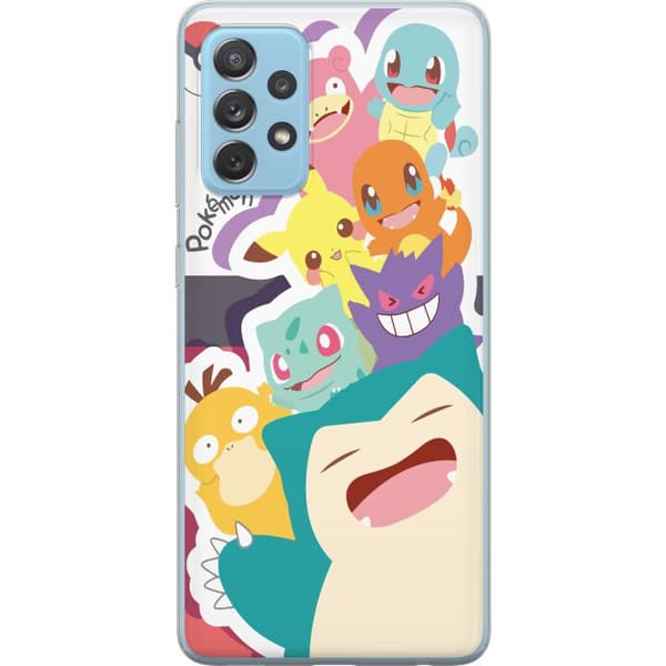 Samsung Galaxy A52 5G Gennemsigtig cover Pokemon