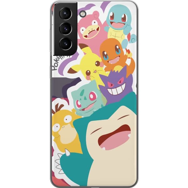 Samsung Galaxy S21+ 5G Genomskinligt Skal Pokemon