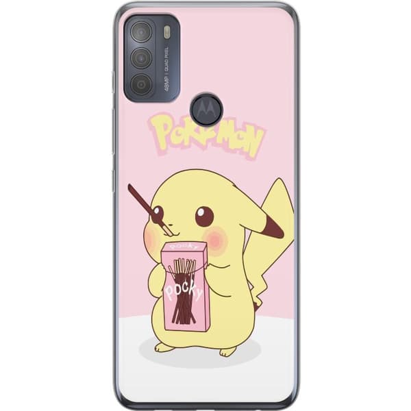 Motorola Moto G50 Gennemsigtig cover Pokemon