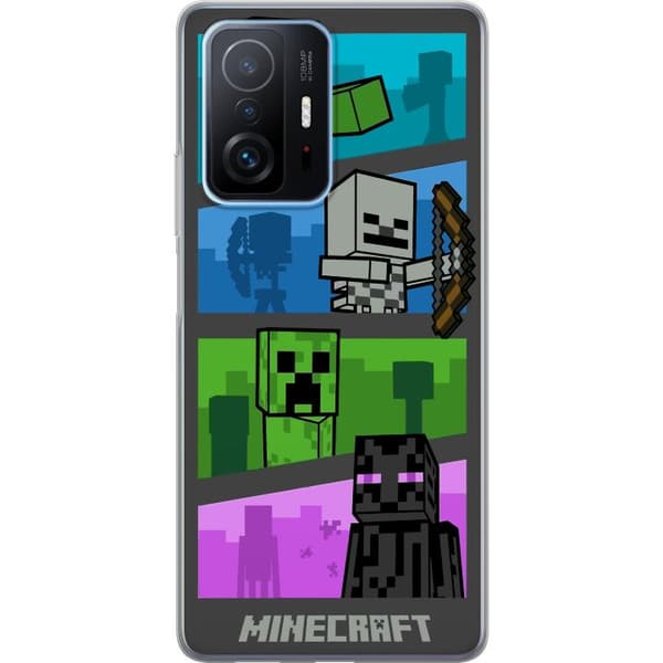 Xiaomi 11T Pro Genomskinligt Skal Minecraft