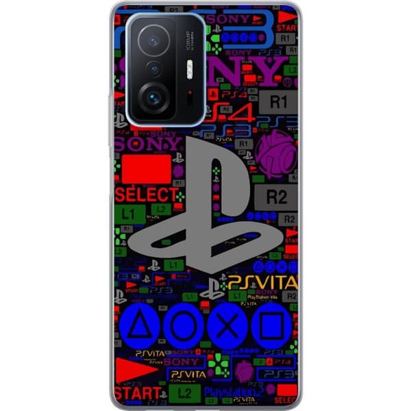 Xiaomi 11T Pro Gennemsigtig cover Playstation