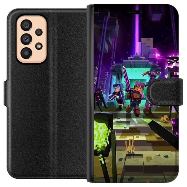 Samsung Galaxy A53 5G Tegnebogsetui Minecraft