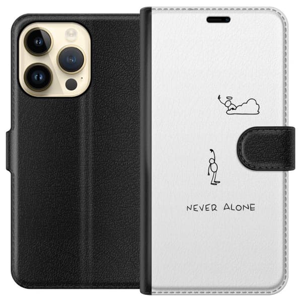 Apple iPhone 15 Pro Lompakkokotelo Ei koskaan yksin